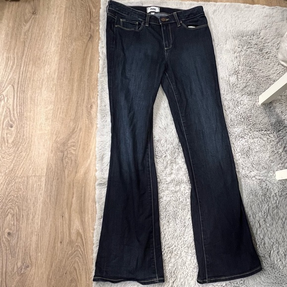 PAIGE Pants - Paige Navy Flare Jeans